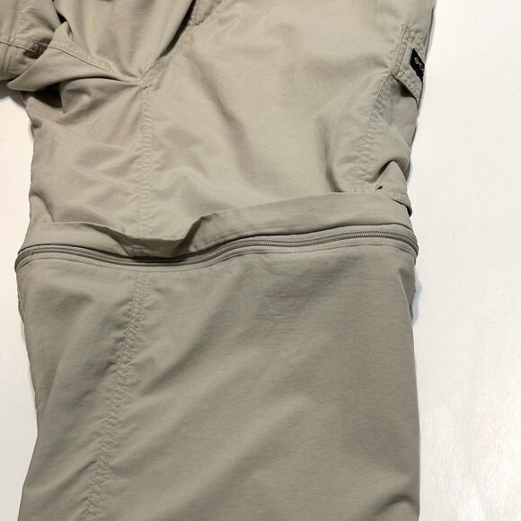 Columbia GRT Convertible Cargo Pants Men's Large 38x27 Tan Omni-Dry Hiking - Picture 11 of 16